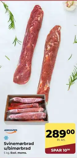 Dagrofa Food Service AGROSUPER Svinemørbrad u/bimørbrad tilbud