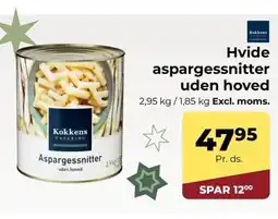 Dagrofa Food Service Hvide aspargessnitter uden hoved tilbud