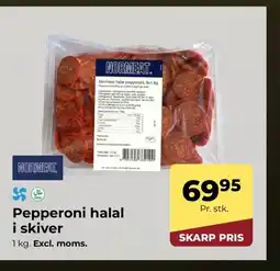 Dagrofa Food Service Pepperoni halal i skiver tilbud
