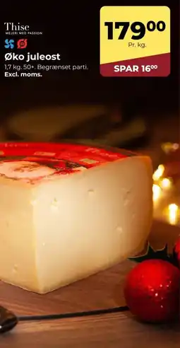 Dagrofa Food Service Thise Øko juleost tilbud