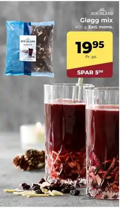 Dagrofa Food Service SUN ISLAND Gløgg mix tilbud