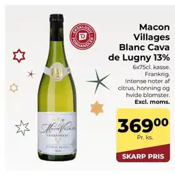 Dagrofa Food Service Macon Villages Blanc Cava de Lugny 13% tilbud