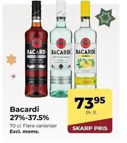 Dagrofa Food Service Bacardi 27%-37.5% tilbud