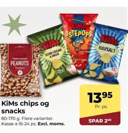 Dagrofa Food Service KiMs chips og snacks tilbud