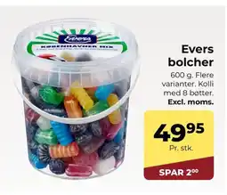 Dagrofa Food Service Evers bolcher tilbud