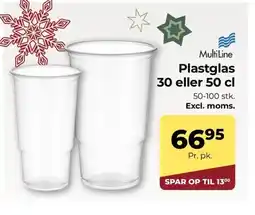 Dagrofa Food Service MultiLine Plastglas 30 eller tilbud