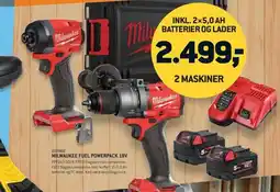 XL-BYG Milwaukee fuel powerpack 18v tilbud
