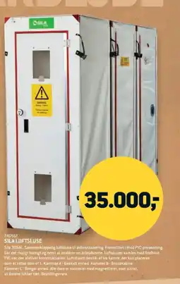 XL-BYG Sila luftsluse tilbud