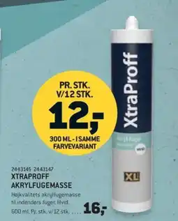 XL-BYG Xtraproff akrylfugemasse tilbud