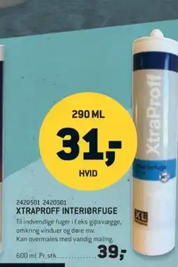 XL-BYG Xtraproff interiorfuge tilbud