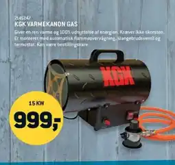 XL-BYG Kgk varmekanon gas tilbud