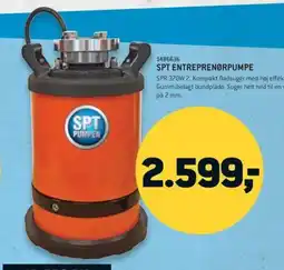 XL-BYG Spt entreprenørpumpe tilbud