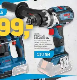 XL-BYG Bosch slag- bormaskine 18v tilbud