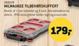 XL-BYG Milwaukee tilbehørskuffert tilbud
