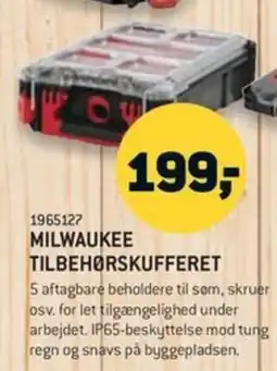 XL-BYG Milwaukee tilbehørskufferet tilbud
