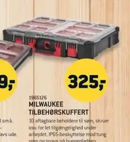 XL-BYG Milwaukee tilbehørskuffert tilbud