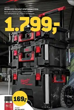 XL-BYG Milwaukee packout opbevaringstårn tilbud