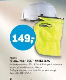 XL-BYG Milwaukeeⓡ bolt™ nakkeslag tilbud