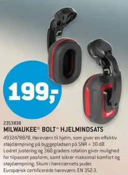 XL-BYG Milwaukeeⓡ bolt hjelmindsats tilbud