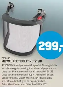 XL-BYG Milwaukee® bolt™ netvisir tilbud