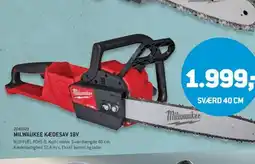 XL-BYG MILWAUKEE KÆDESAV 18V tilbud