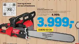XL-BYG Milwaukee kædesav 2×18v tilbud