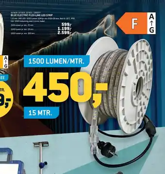 XL-BYG Blue electric flex-line led strip tilbud