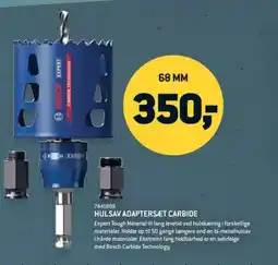 XL-BYG Hulsav adaptersæt carbide tilbud