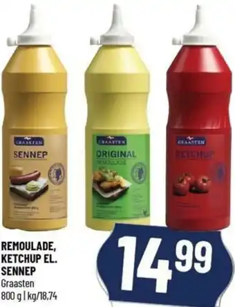 Løvbjerg Remoulade, Ketchup El. Sennep 800g tilbud