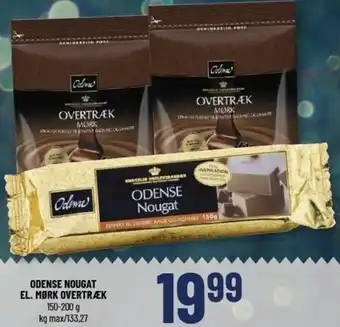 Løvbjerg Odense Nougat El. Mørk Overtræk 150-200g tilbud