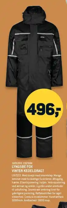 XL-BYG Lyngsøe fox vinter kedeldragt tilbud