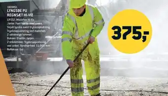 XL-BYG Lyngsøe pu regnsæt Hi-viz tilbud