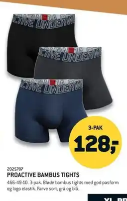 XL-BYG Proactive bambus tights tilbud