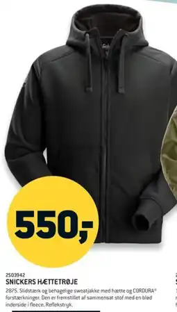 XL-BYG Snickers hættetrøje tilbud