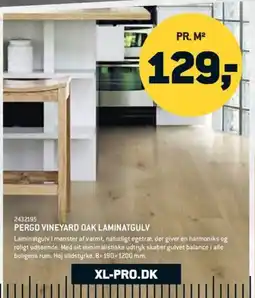 XL-BYG Pergo vineyard oak laminatgulv tilbud