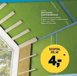 XL-BYG Dafa ecofoil dampspærrefolie tilbud