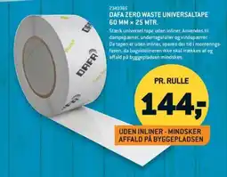 XL-BYG Dafa zero waste universaltape tilbud