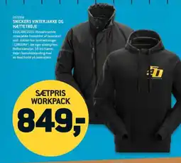 XL-BYG Snickers vinterjakke og hættetrøje tilbud