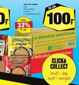 Calle Yum Yum Nudler, DKK 100 tilbud