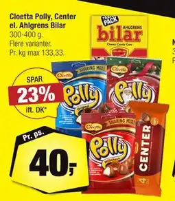Calle Cloetta Polly, Center el. Ahlgrens Bilar, DKK 40 tilbud