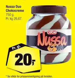 Calle Nussa Duo Chokocreme, DKK 20 tilbud