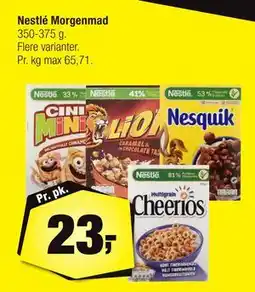 Calle Nestlé Morgenmad, DKK 23 tilbud