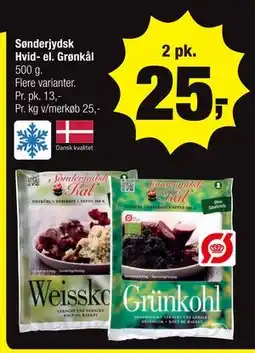 Calle Sønderjydsk Hvid- el. Grønkål, DKK 25 tilbud