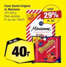 Calle Fazer Dumle Original el. Marianne, DKK 40 tilbud