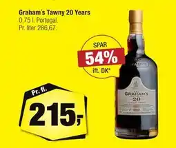 Calle Graham´s Tawny 20 Years, DKK 215 tilbud