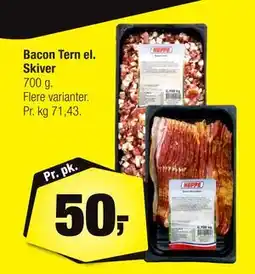 Calle Bacon Tern el. Skiver, DKK 50 tilbud