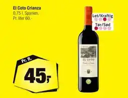 Calle El Coto Crianza, DKK 45 tilbud