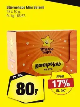 Calle Stjernehaps Mini Salami, DKK 80 tilbud