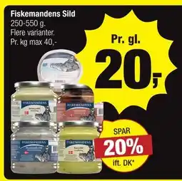 Calle Fiskemandens Sild, DKK 20 tilbud