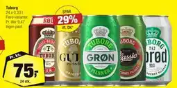 Calle Tuborg, DKK 75 tilbud